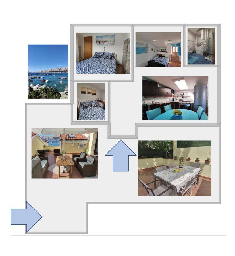 Margarita Apartment Baska  Bagian luar foto